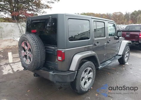 2017 Jeep Wrangler Unlimited Sahara 4X4 из США, поврежденный, VIN 1C4BJWEG0HL730077